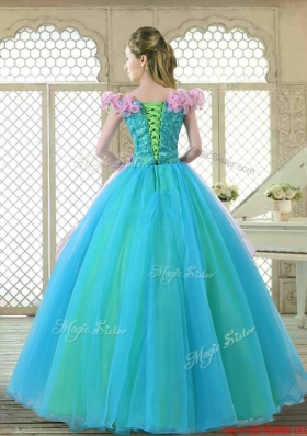 Classical Off the Shoulder Quinceanera Gowns with Ruffles and Bowknot