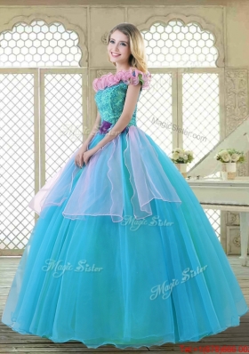 Classical Off the Shoulder Quinceanera Gowns with Ruffles and Bowknot