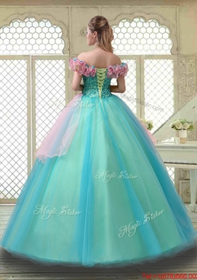 Perfect Off the Shoulder Quinceanera Dresses in Multi Color
