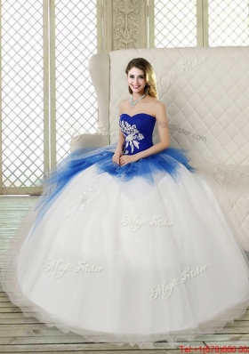 Popular Sweetheart Beading Quinceanera Gowns with Zipper Up