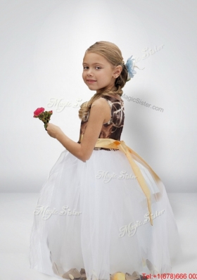 Lovely Ball Gown New Arrival Flower Girl Dresses with Bowknot