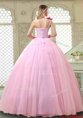 New Arrivals Beading Quinceanera Gowns with One Shoulder