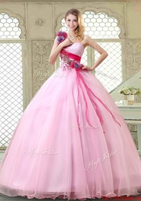 New Arrivals Beading Quinceanera Gowns with One Shoulder
