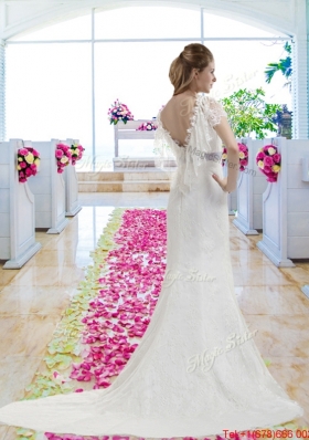 Hot Sale Bowknot 2016 Wedding Gowns with Lace