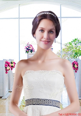 Inexpensive Mermaid Wedding Dresses with Lace and Belt