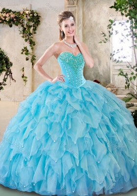 Cheap Sweetheart Beading Quinceanera Dresses for 2016