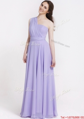 2016 Summer Beautiful Ruching Lavender Prom Dresses in Lavender