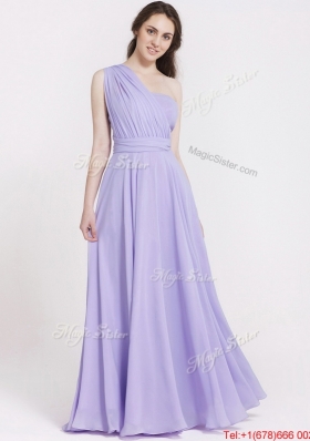 2016 Summer Beautiful Ruching Lavender Prom Dresses in Lavender