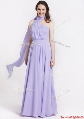 2016 Summer Beautiful Ruching Lavender Prom Dresses in Lavender