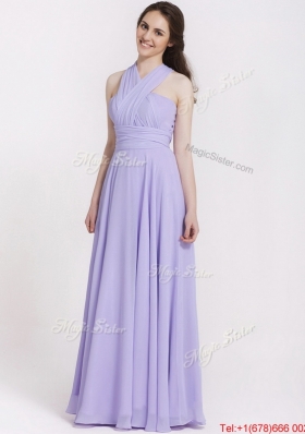 2016 Summer Beautiful Ruching Lavender Prom Dresses in Lavender