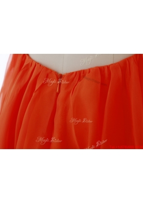 Latest Beaded and Sequined Prom Dresses in Orange