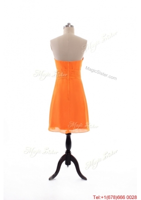 2016 Summer Empire Strapless Prom Dresses with Hand Made Flowers