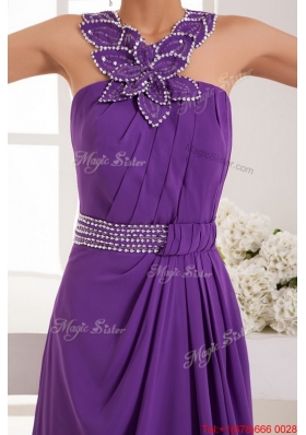 Beautiful Empire Straps Prom Dresses with Beading