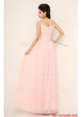 Beautiful Off the Shoulder Prom Dresses with Cap Sleeves for 2016