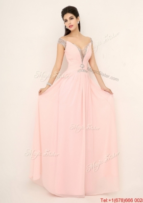 Beautiful Off the Shoulder Prom Dresses with Cap Sleeves for 2016