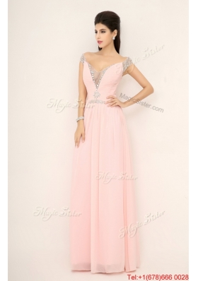 Beautiful Off the Shoulder Prom Dresses with Cap Sleeves for 2016