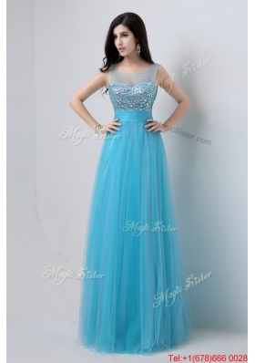 Best Selling Sweetheart Tulle Prom Dresses with Beading for 2016