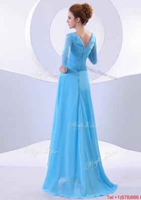 Gorgeous Beading Aqua Blue Prom Dresses in 2016