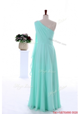 2016 Spring Vintage Empire Beaded Prom Dresses in Apple Green