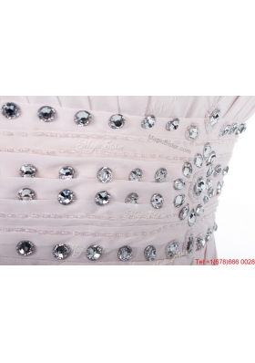 Brand New 2016 Short Light Pink Prom Dresses with Beading