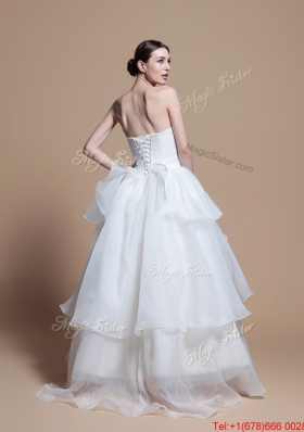 Great Designer Ball Gown Sweetheart Wedding Dresses with Ruching