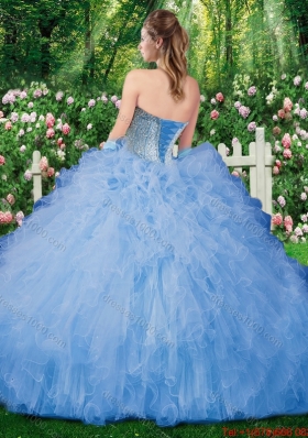 Most Popular Ball Gown Quinceanera Dresses with Beading for 2016