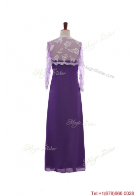 Pretty Empire Strapless Prom Dresses with Ruching in Eggplant Purple for 2016