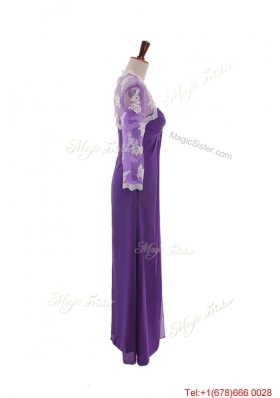 Pretty Empire Strapless Prom Dresses with Ruching in Eggplant Purple for 2016