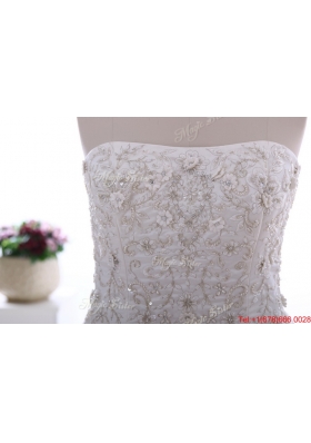 Great Most Popular Beading and Embroidery Court Train Wedding Dresses for 2016