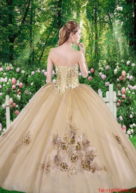 Perfect Ball Gown Beading Quinceanera Dresses with for all