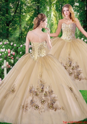 Perfect Ball Gown Beading Quinceanera Dresses with for all