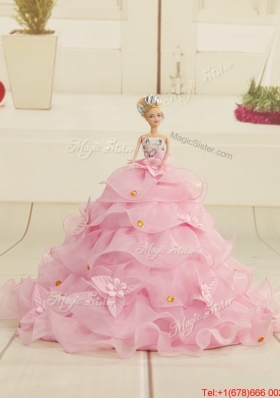 Pretty Sweetheart Beading and Pick Ups Dama Dresses for 2015 Spring