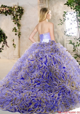 New Style Sweetheart Quinceanera Dresses with Beading and Ruffles