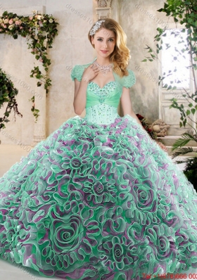 New Style Sweetheart Quinceanera Dresses with Beading and Ruffles