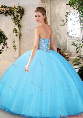 2016 Modern Beading Quinceanera Gowns with Sweetheart