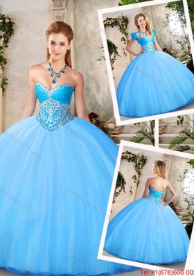 Elegant Sweetheart Quinceanera Dresses with Beading