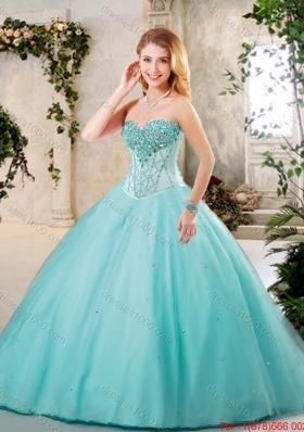 Exquisite Sweetheart Quinceanera Dresses with Beading