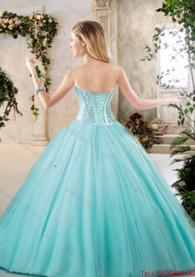 Latest Beading Sweetheart Quinceanera Gowns for 2016