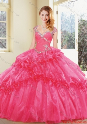 New Arrivals Straps Quinceanera Dresses with Beading and Ruffles