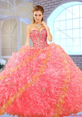 2015 Fall Beautiful Multi Color Quinceanera Dresses with Sweetheart