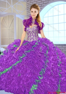 2015 Fall Beautiful Multi Color Quinceanera Dresses with Sweetheart