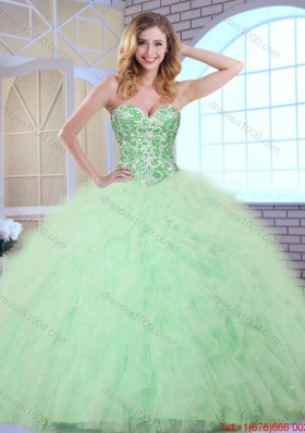 2016 Fashionable Sweetheart Quinceanera Dresses with Beading