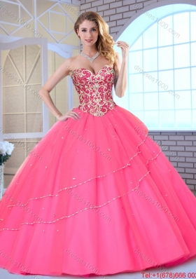 2016 Fashionable Sweetheart Quinceanera Dresses with Beading