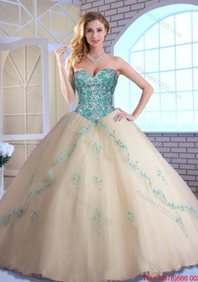 2016 Fashionable Sweetheart Quinceanera Dresses with Beading