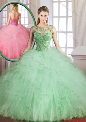 Classical Sweetheart Quinceanera Gowns with Beading and Ruffles