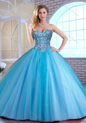 Elegant Ball Gown Sweetheart Quinceanera Dresses with Beading