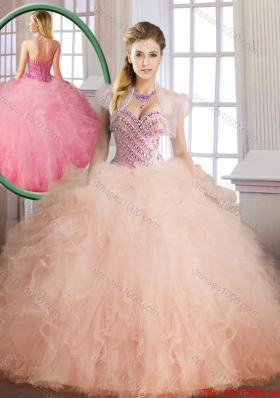 Fashionable Luxurious Floor Length Sweet 16 Dresses with Ball Gown