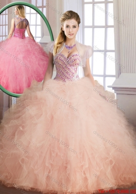 Fashionable Luxurious Floor Length Sweet 16 Dresses with Ball Gown