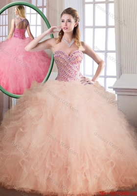 Fashionable Luxurious Floor Length Sweet 16 Dresses with Ball Gown