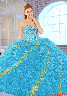 Popular 2016 Sweetheart Quinceanera Gowns in Multi Color